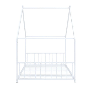 Metal House Bed