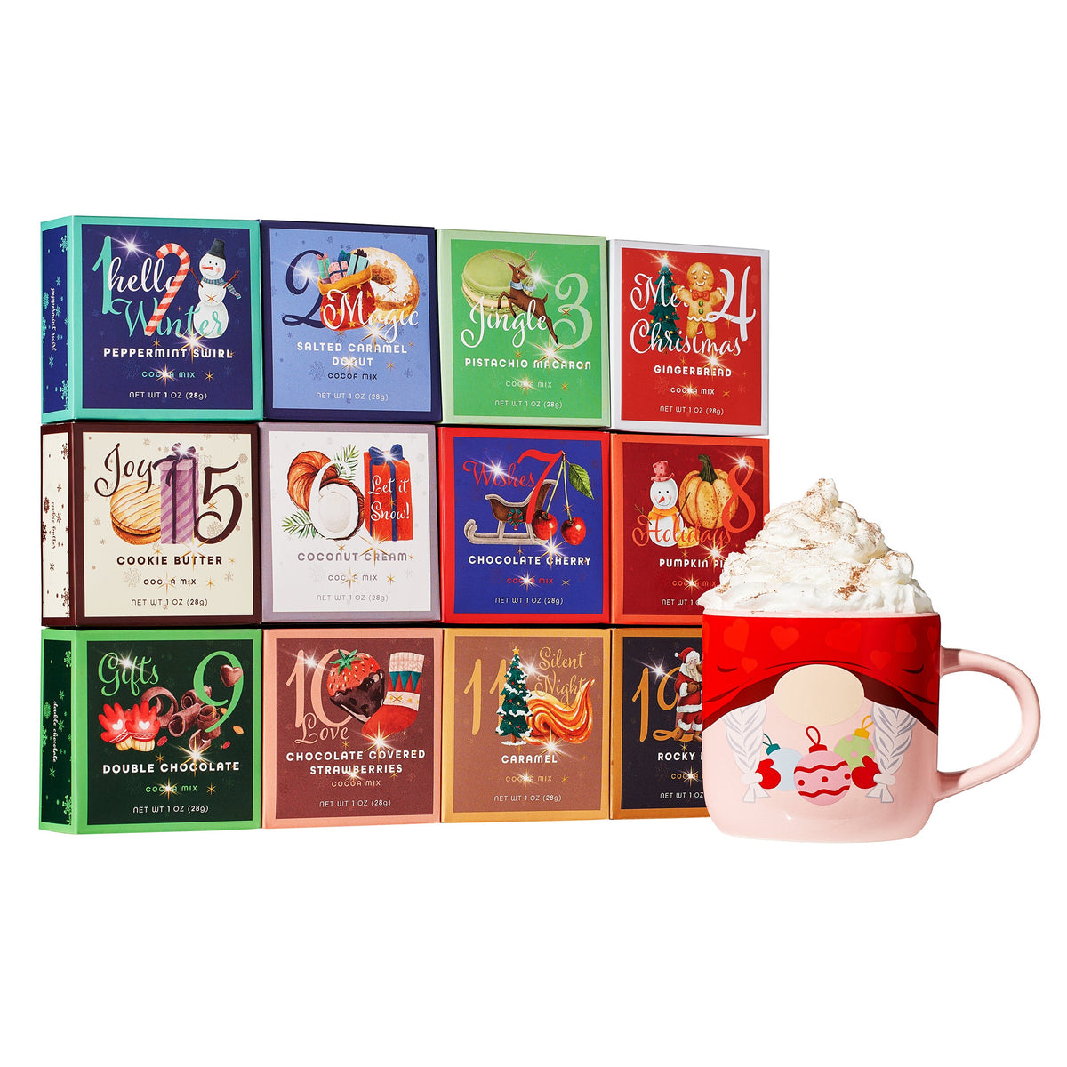 12 Days of Christmas Hot Chocolate, Giftable Food Set – Tuesday Morning