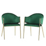 Modern Upholstered Dining Chair With Frame And