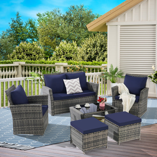 Antigua-6-Piece-Handwoven-Rattan-Outdoor-Seating-Ensemble-Outdoor-Furniture-Sets