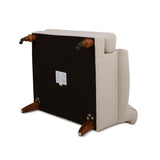 Cobaltex Upholstered Arm Chair with Metal Casters and Rolled Arms - Accent Chairs