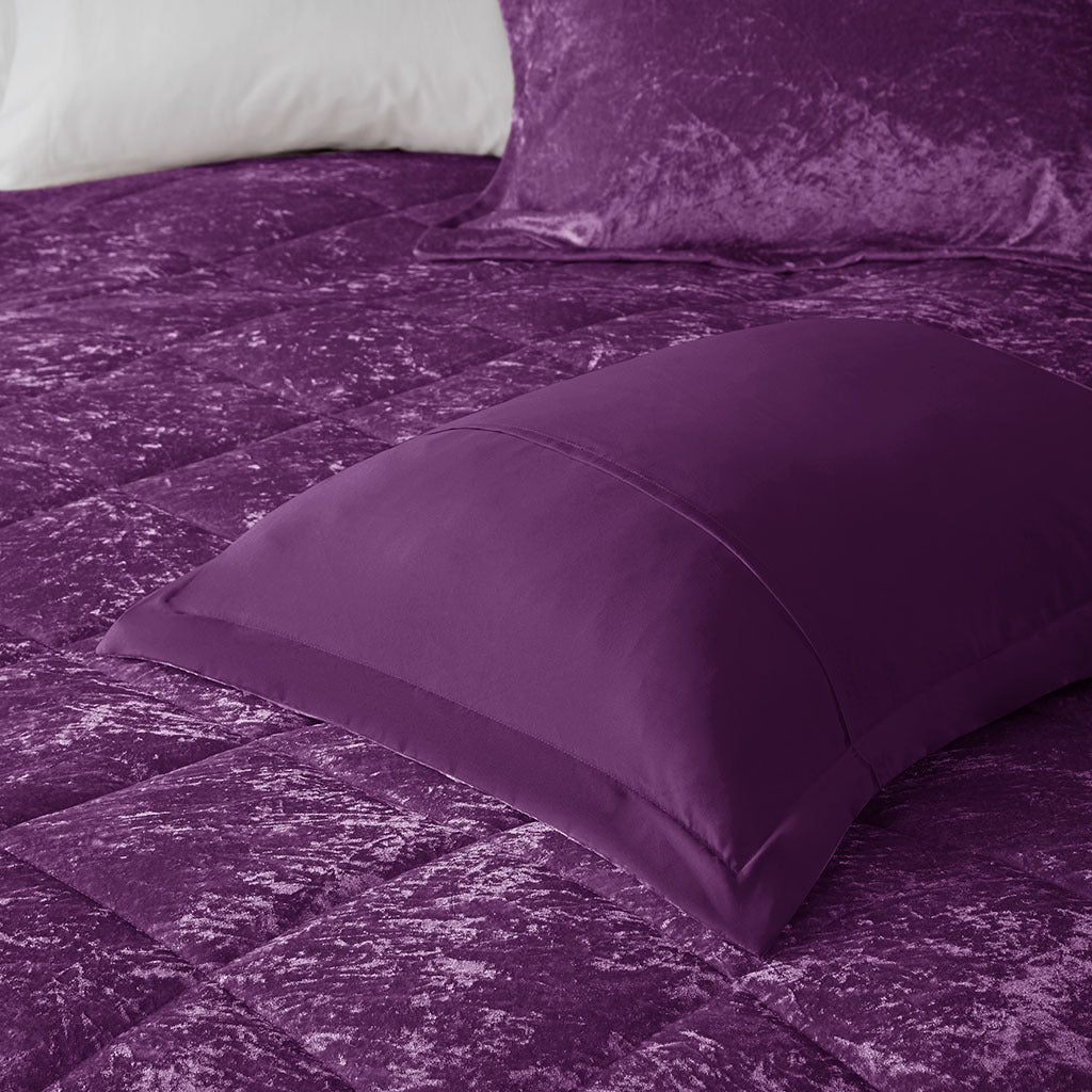 Velvet comforter set - 1  twin/twin xl