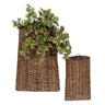 Woven-rattan-wall-basket-(set-of-2)-Decorative-Baskets-&-Storage