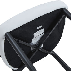 Minimalist Ergonomic Dining Chair With Curved Backres (Set of 4)