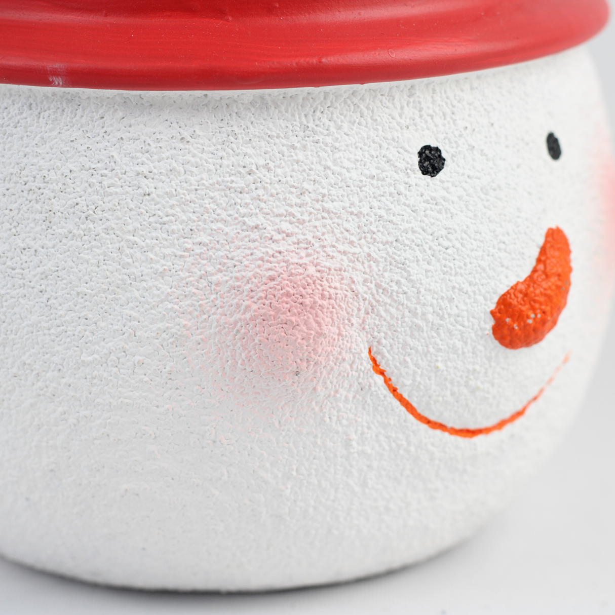 Santa & Snowman Christmas Planters – Festive Cement Holiday Pots
