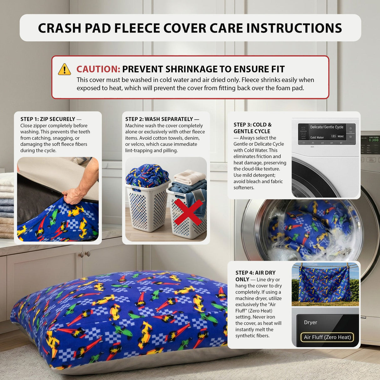 Sensory Crash Pad for Kids & Adults – Premium Landing Mat