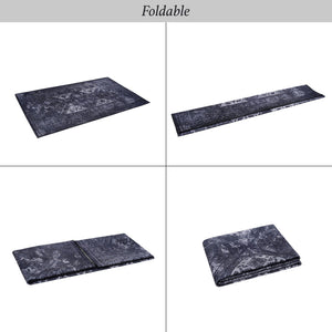 Maval - 8' X 10' Area Rug Washable - Black / Gray