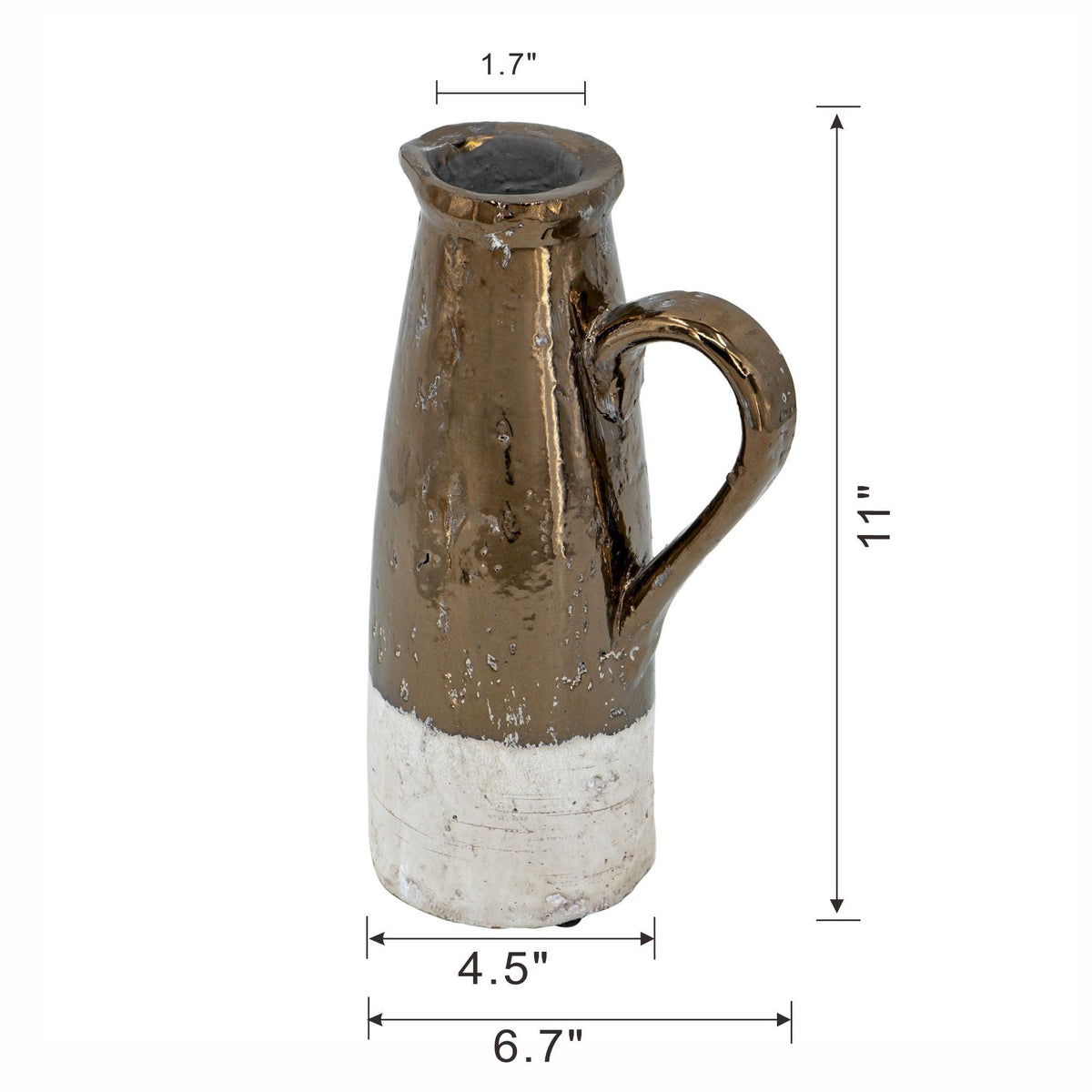 Candia - Terracotta Pitcher