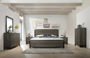 Ioana Contemporary Wood Panel Bed