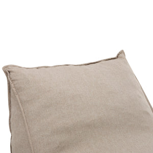 Perry Outdoor Bean Bag Lounge Chair Set of 2 in Beige