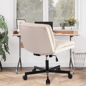 Upgrade! Larger Size 360° Swivel Home Office Desk Chair with Wheels