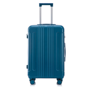 3-Piece ABS Spinner Wheel Luggage Set 20"/24"/28" Dark Blue