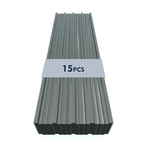 15 Pcs Heavy Duty Waterproof Metal Roofing Panels