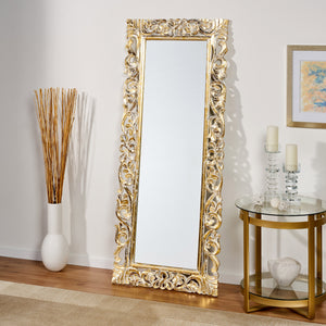 Rectangle Carved Mirror