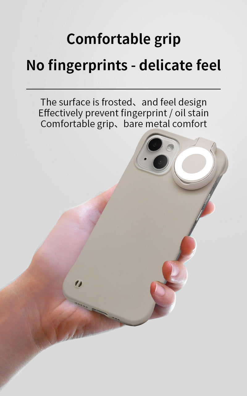 Ring Selfie Flip Light iPhone Case - 3 Colors
