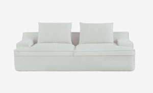 Nimbus - Oversized Full Foam 4 Seater Couch For Living Room Upholstered In Soft, Wide Armrests