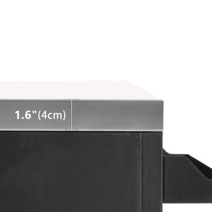 K&K 55.5" Outdoor Kitchen Island with Sink