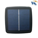 10x6.5ft solar led patio umbrella with crank & tilt