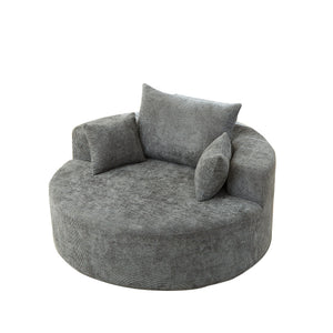 Single Sofa, Sleeper Chair For Living Room - Gray