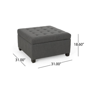 Isabella - Contemporary Ottoman With Storage