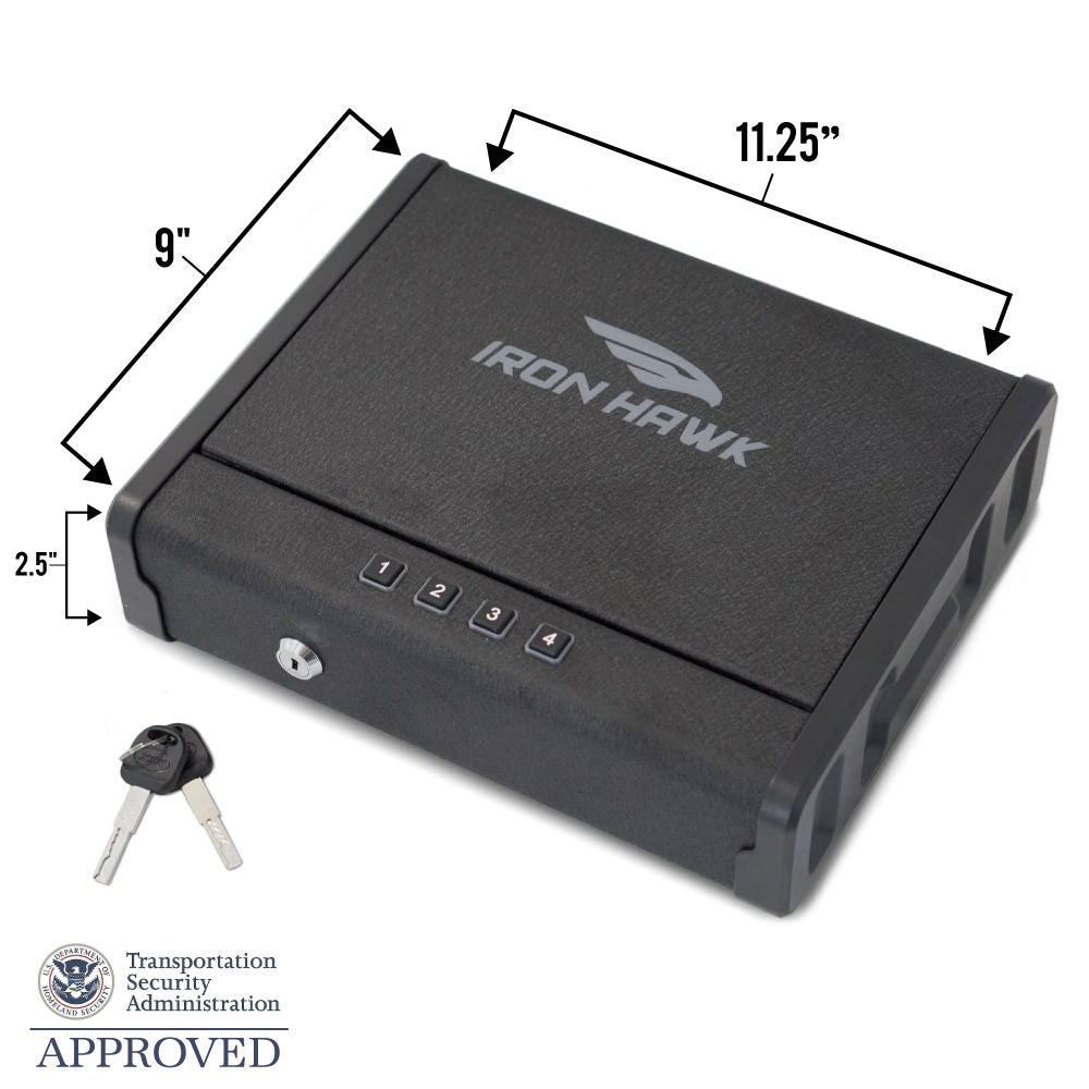 Portable Quick Access Safe - Matte Black