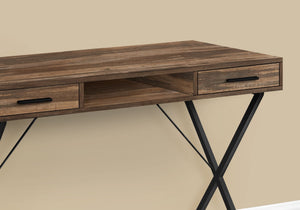Computer Desk with Storage Drawers in Contemporary Style