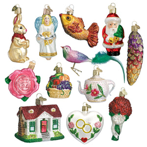 Bride's Ornaments Collection 12-Piece Christmas Keepsake Set