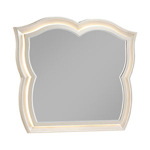 Flora - Framed Mirror With LED Lighting (Dresser Not Included) - Champagne