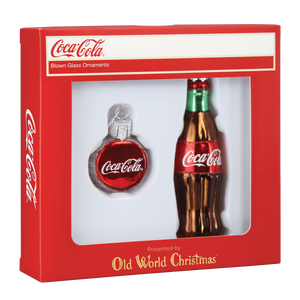 Coca-Cola® Bottle Ornament Set