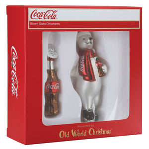 Coca-Cola® Polar Bear Ornament Set