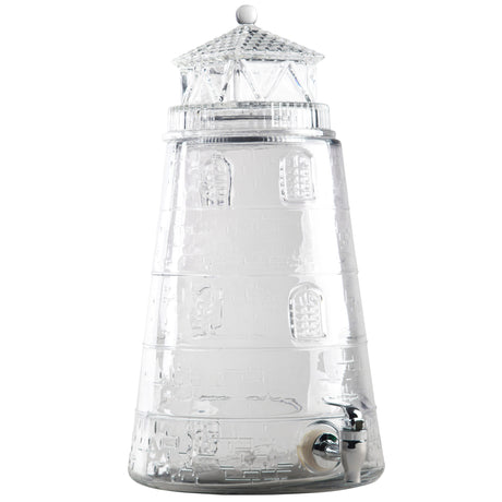 Lighthouse Beverage Dispenser On Stand