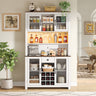 70.9" Kitchen Pantry Storage Cabinet