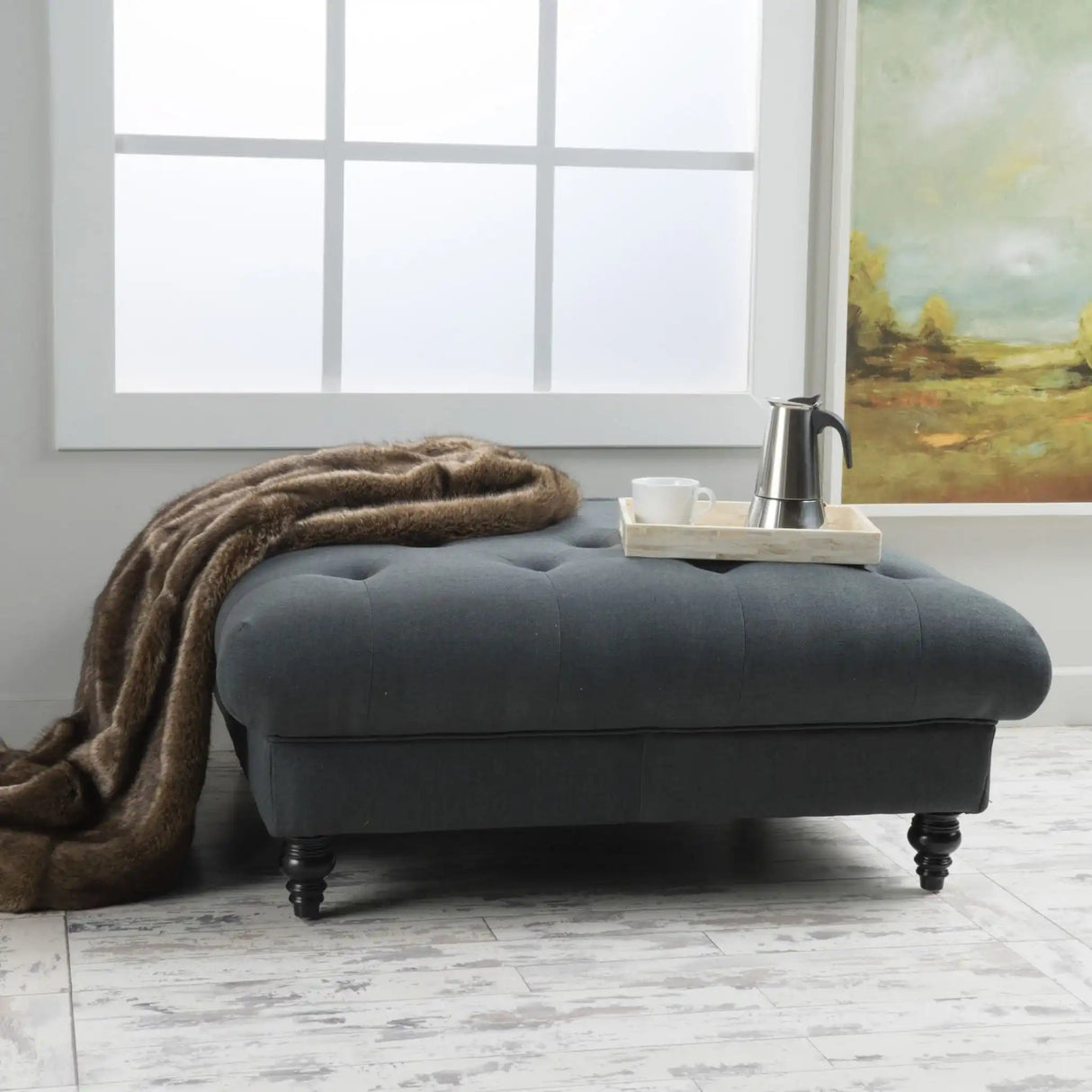 Madrid - Tufted Ottoman Footrest