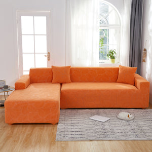 Stretch Couch Covers for 1/2/3/4/5 Seater L Shape Sofa Slipcovers with Elastic Bottom for Kids