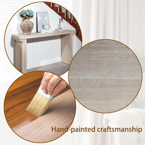 Console Table With Decorative Molding