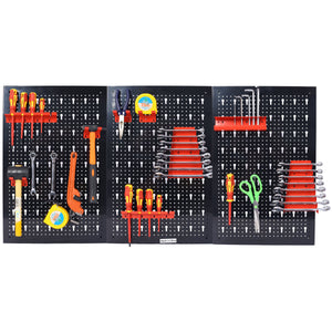 4ft Metal Garage Pegboard Tool Organizer