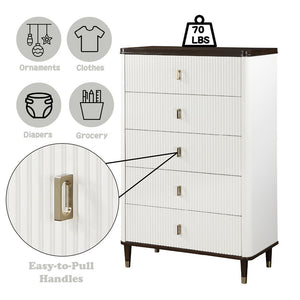 Carena - Chest - White & Brown