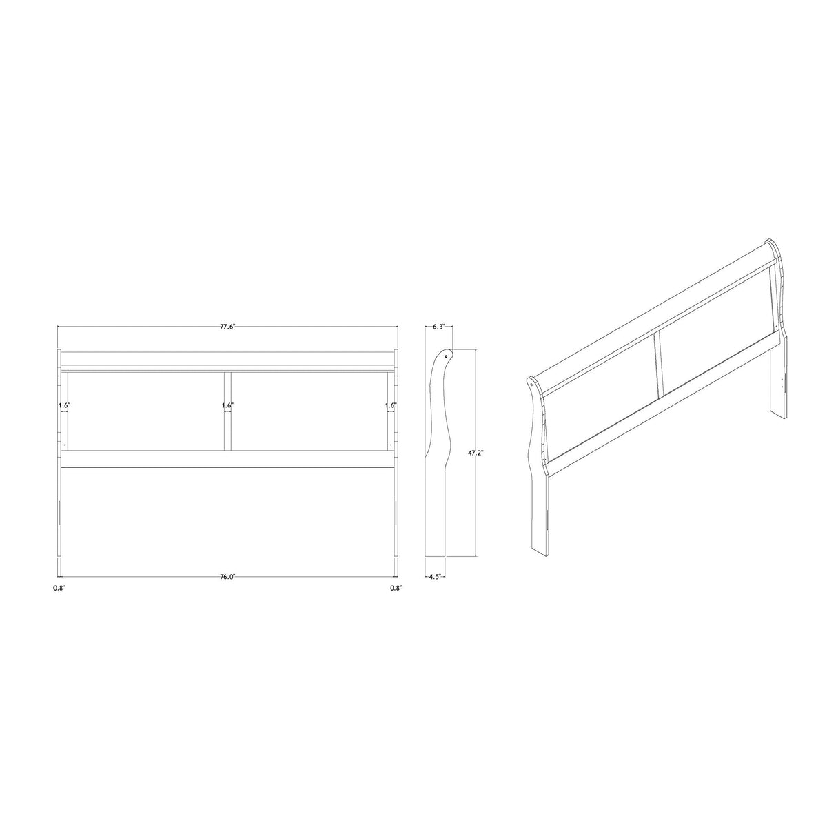 Charlston - Bed With LED