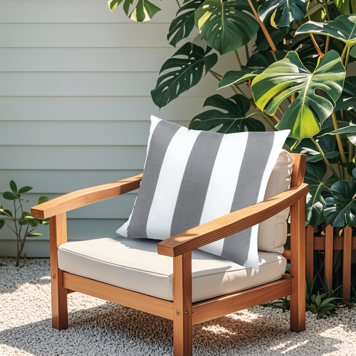 2 Pack Outdoor/Indoor Throw Pillows with Inserts