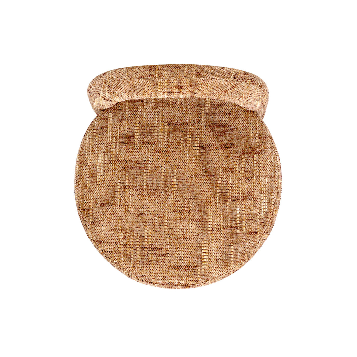 Penny Round Arched Fully Upholstered Counter Stool, Set of 2, Golden