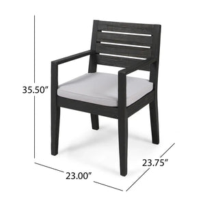 Outdoor Elegant Design Dining Chair (Set of 2)