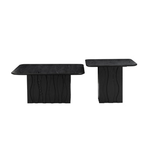 2PCS Nesting Square Coffee Table Set