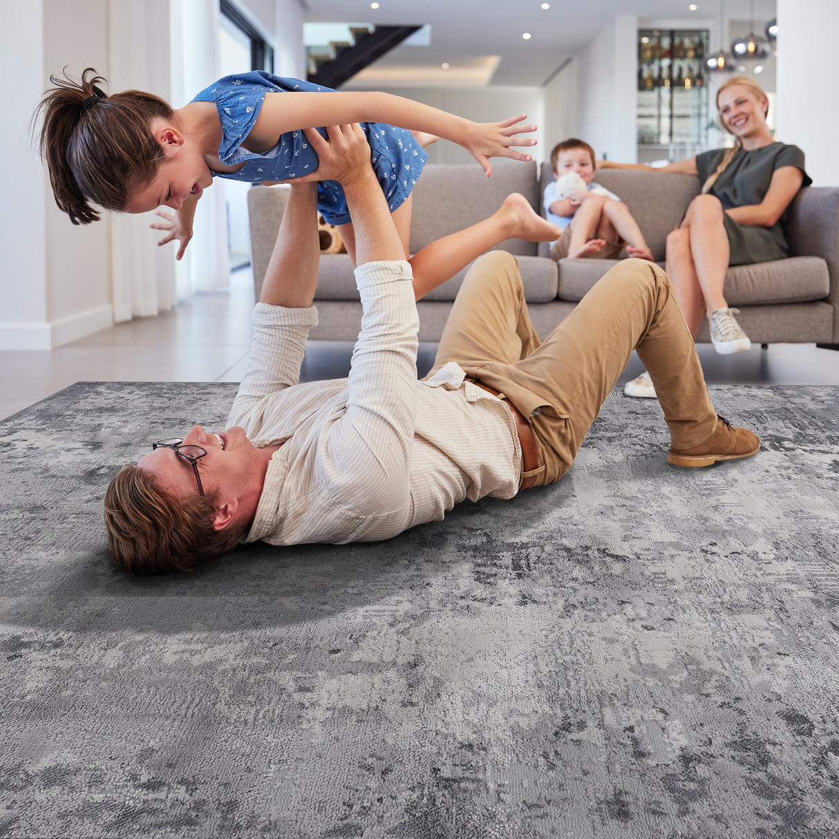 MARFI Collection 6.7X9 Light Rug