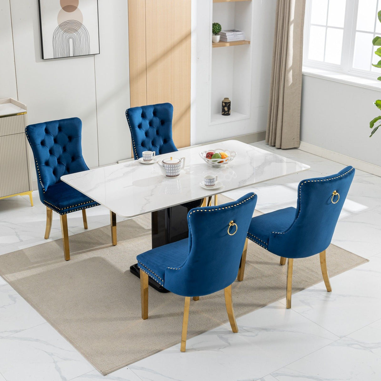 Nikki - Modern, High-End Tufted Dining Chair (Set of 2)