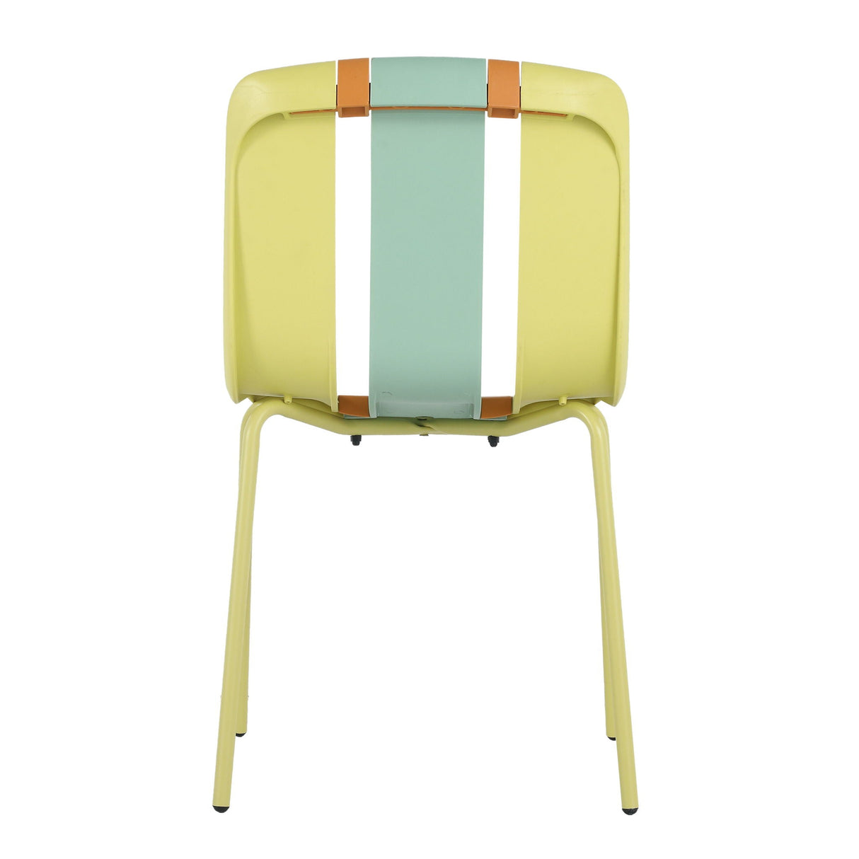 Modern Striped Blocking Single Chairs, Waterproof And Fade Resistant (Set of 4)