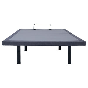 California King Adjustable Bed Base With Ergonomic Support And Wireless Remote Control - Black