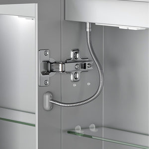 LED Lighted Medicine Cabinet with Mirror, 20"x30"