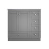 Shaker Free Standing Bathroom Vanity Cabinet & Sink, Soft Close Drawers, Soft Close Doors