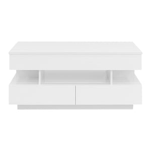 Multi Functional Lift Top Coffee Table With 2 Drawers
