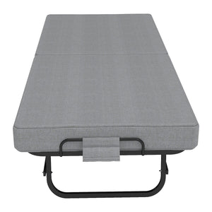 75" Folding Bed with Memory Foam Mattress
